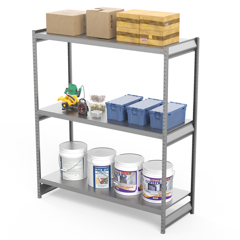 Стеллаж грузовой СГ Ультра (2000х2100х500 мм) 3 яруса, цинк (СГУ 2021053)