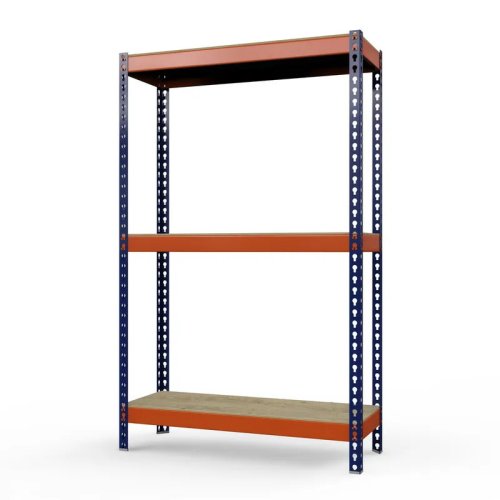 Стеллаж металлический Профи-Т 2500x1540x770 мм. Ярусы: фанера 3 шт. (Т-150 F/3)
