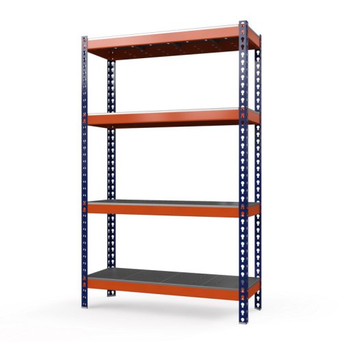 Среднегрузовой стеллаж Профи-Т 2500x1845x1005 мм. Ярусы: оцинк. мет. перф. усил. 4 шт. (Т-160/L P/4/У)