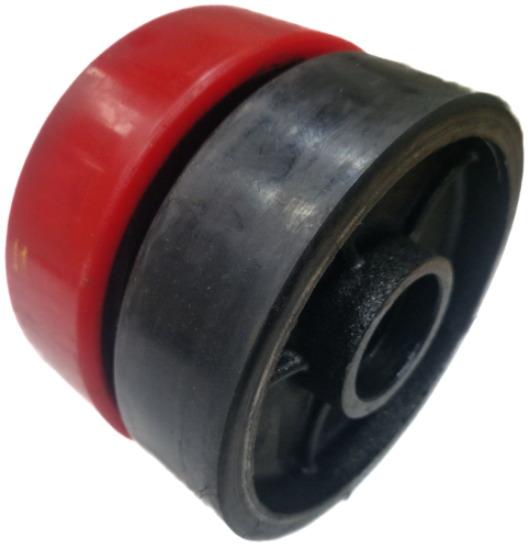 Колесо 160х50 металл / полиуретан без подшипников