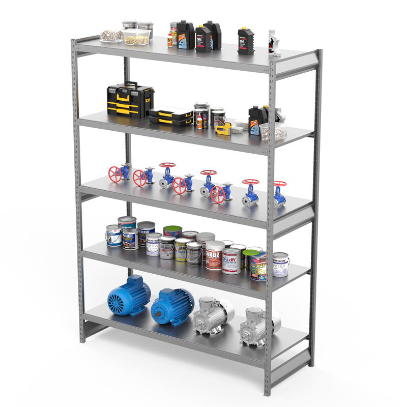 Стеллаж грузовой СГ Ультра (2500х2100х600 мм) 5 ярусов, цинк (СГУ 2521065)