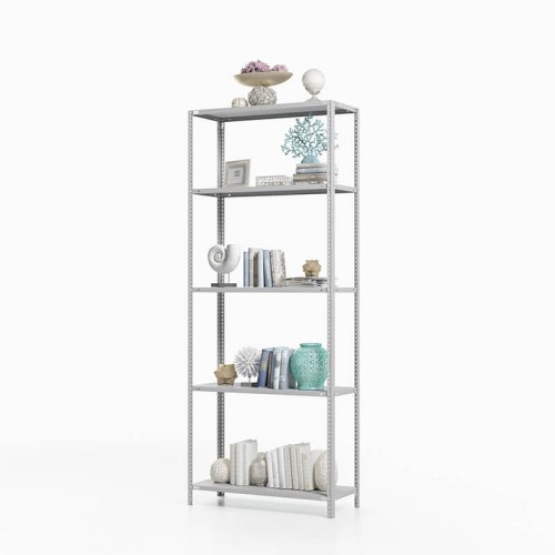 Стеллаж металлический для дома ТС Лайт, 2200x700x400 мм. Полки: 5 шт. металл (ТС 22070450)