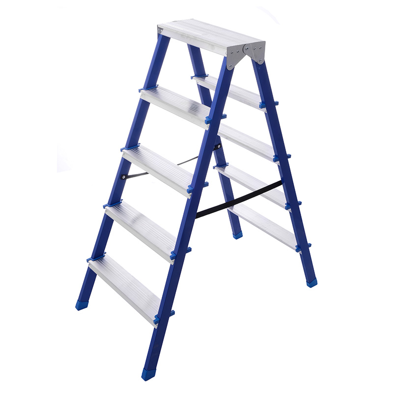 Стремянка стальная двухсторонняя CS205 (5 ступеней)