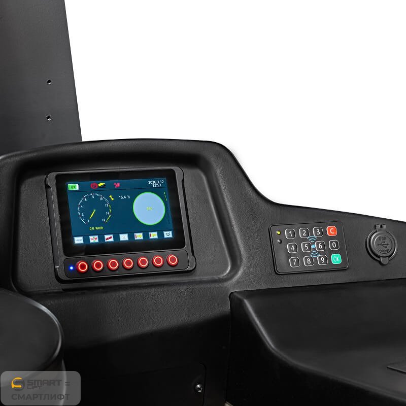 Узкопроходный ричтрак OPD15Z (1500 кг; 7 м; 48В / 450Ач) СМАРТЛИФТ (SMARTLIFT) – изображение №2